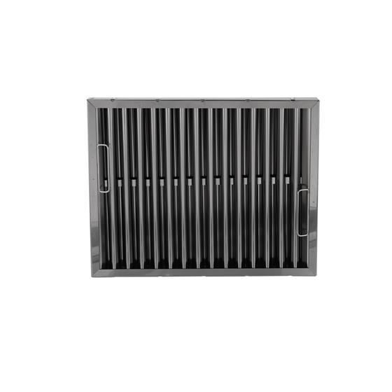 Picture of Type II 16"H x 20"W x 1-7/8"D Stainless Steel Baffle Filter