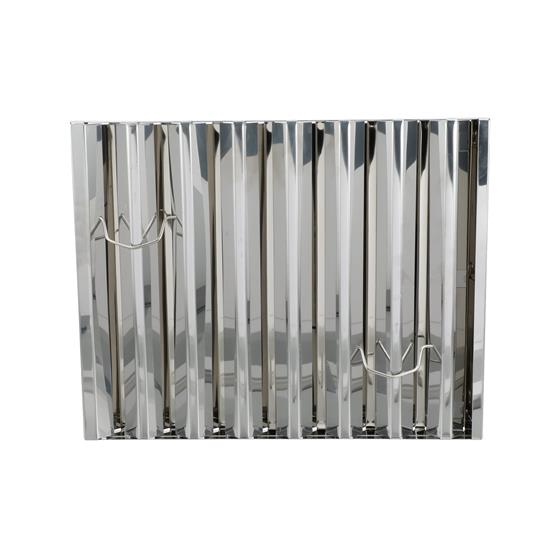 Picture of Type III 16"H x 20"W x 1-5/8"D Stainless Steel Baffle Filter
