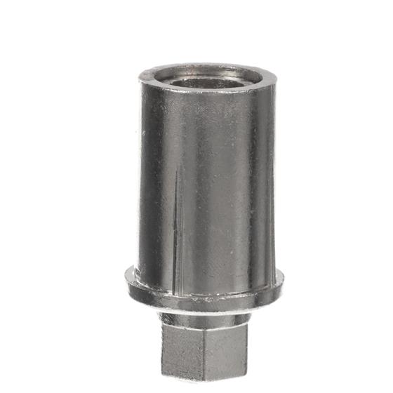 Picture of 1-1/4" Round Nickel Plated Zinc Die Cast Adjustable Hex Foot Insert