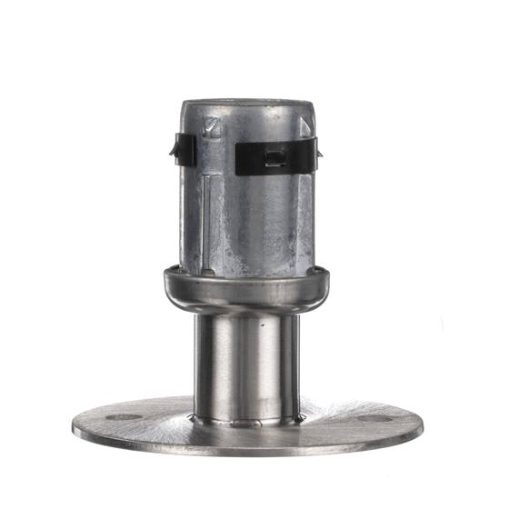 Picture of 1-5/8" Round Stainless Steel Clad Zinc Die Cast Adjustable Flanged Foot Insert With Mounting Holes