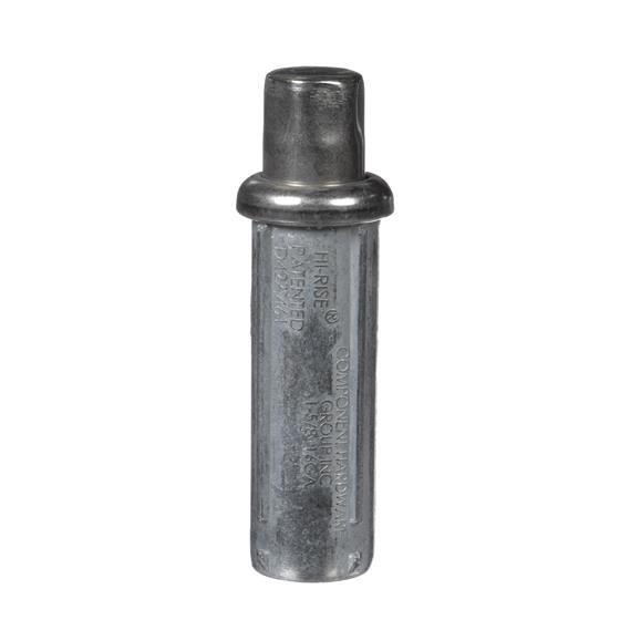 Picture of 1-5/8" Round Stainless Steel Clad Zinc Die Cast 3" Adjustable Hi-Rise Hex Foot Insert