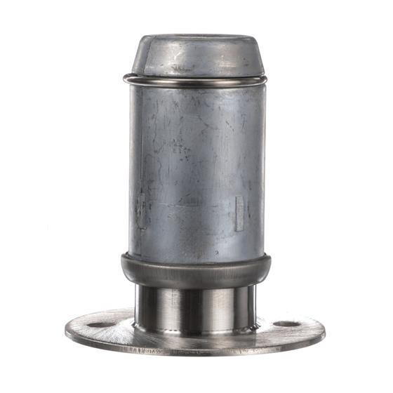 Picture of 2" Round Stainless Steel Clad Zinc Die Cast Adjustable Flanged Foot Insert With Mounting Holes