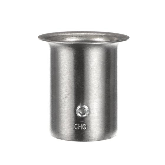 Picture of 1-1/2" x 2-7/8" H Stainless Steel Leg Socket With Flanged Top