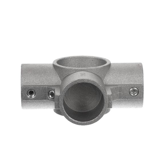 Picture of Brushed Aluminum Center Cross Brace Fitting For 1-5/8" OD Legs