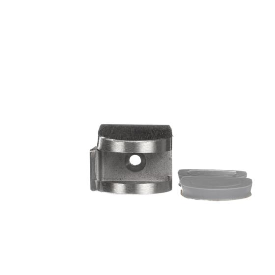 Picture of Stainless Steel Left-Hand Bottom Glass Clamp with Gaskets for 3/8" Glass