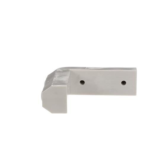 Picture of 3-3/8" L x 1" W x 7/8" H Gray PVC Contempo Corner Bumper Interface With Hole Plugs