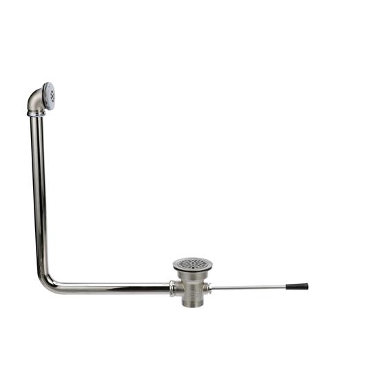 Picture of Encore®  Lever Handle Drain for 3" Sink Opening with Overflow Assembly and 1-1/2" Outlet, Retail Packaging