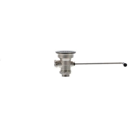 Picture of Encore®  Twist Handle Drain, 3-1/2" Sink Opening, 2" Outlet with Brass 1-1/2" Male Reducer