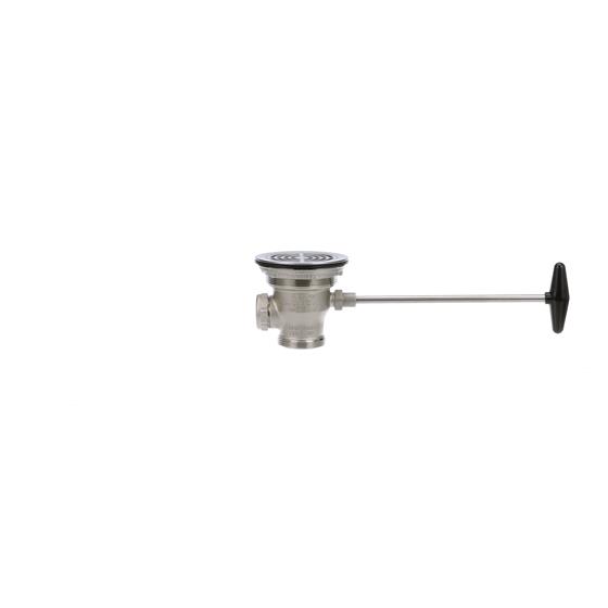 Picture of Encore® Quik-Flo Rotary Drain with Flat Strainer, 3-1/2" Sink Opening, 2" Male or 1-1/2" Female Outlet