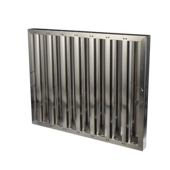 Picture of Type VI 20" H x 25" W x 1-3/4" D Aluminum Baffle Grease Filter