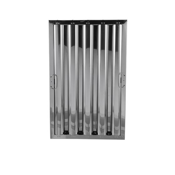 Picture of Type VI 25" H x 20" W x 1-3/4" D Stainless Steel Baffle Grease Filter
