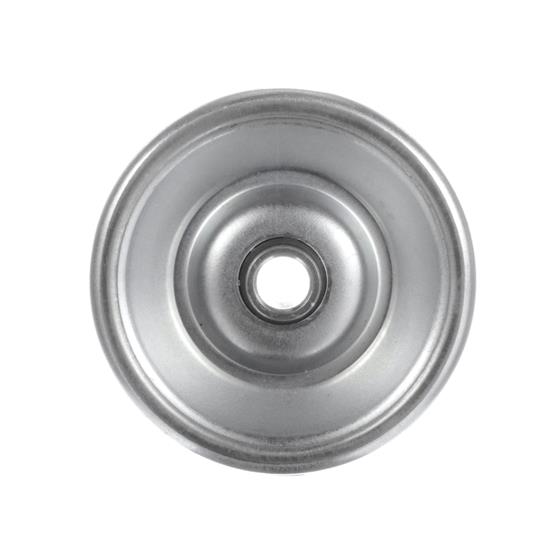 Picture of 1.94" OD Zinc Plated Steel Wheel  with 1/4" Offset Bore Bushing