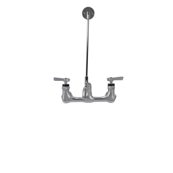 Picture of Encore® 8" OC Wall Mount Service Sink Faucet  with Vacuum Breaker and Wall Support Bracket, Retail Packaging