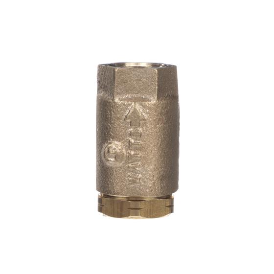 Picture of Check Valve, Solid Brass, 1/2" NPT, (for water use only)