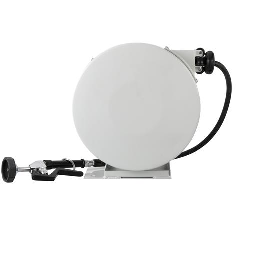 Picture of Encore® Hose Reel with 35 ft. Hose, Enclosed Powder Coated Reel Assembly, 3/8" NPT Inlet and 3.3 gpm Spray Valve