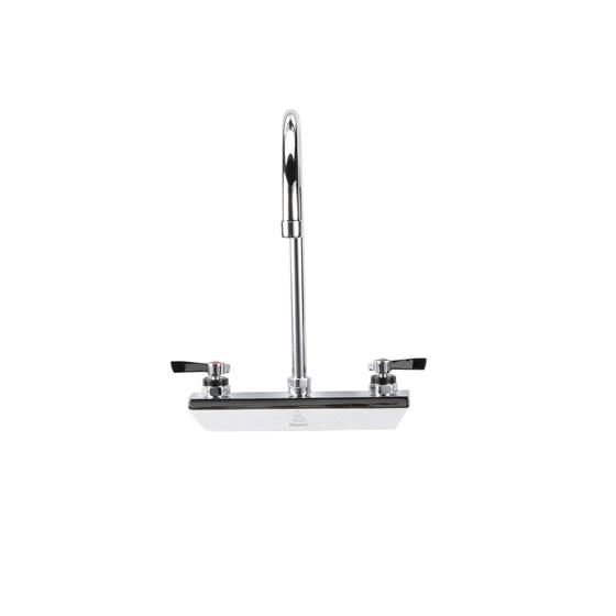 Picture of Encore 8" OC Wall Mount Faucet with 8-1/2" Swivel Gooseneck Spout, Retail Packaging