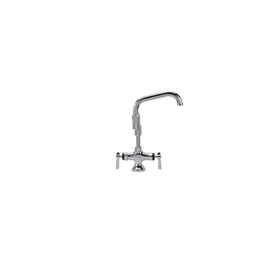 Picture of Encore® Brass Chrome Plated Double Pantry Faucet with Elevated 18" Double Jointed Swivel  Spout