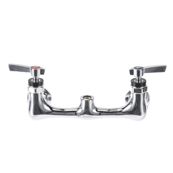 Picture of Encore 8" OC. Brass Chrome Plated Wall Mount Faucet Body Only for Pre-Rinse (Retail Packaging)