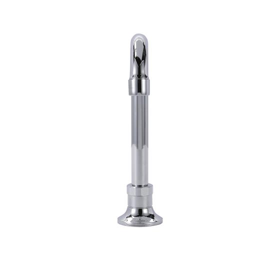 Picture of Encore® Brass Chrome Plated Deck Mount Spout Base with 3-1/2" Rigid Gooseneck Spout, Retail Packaging