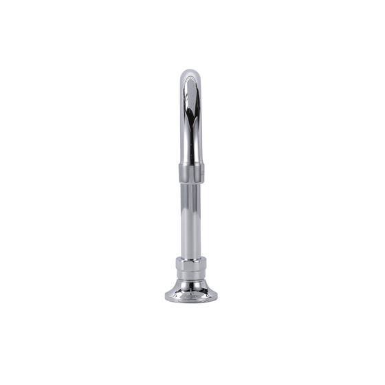Picture of Encore® Brass Chrome Plated Deck Mount Spout Base with 6" Gooseneck Spout