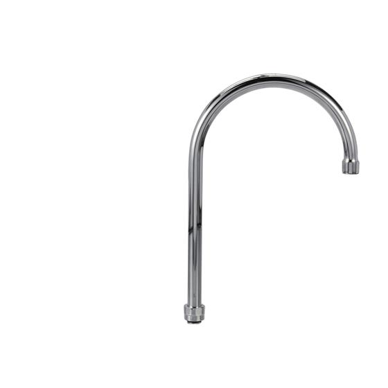 Picture of 8" Encore Stainless Steel Swivel Gooseneck Spout Assembly (Retail Packaging)