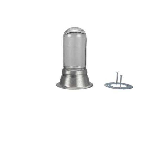 Picture of 100W Surface Mount  Incandescent Hood Light With Tempered Glass Globe