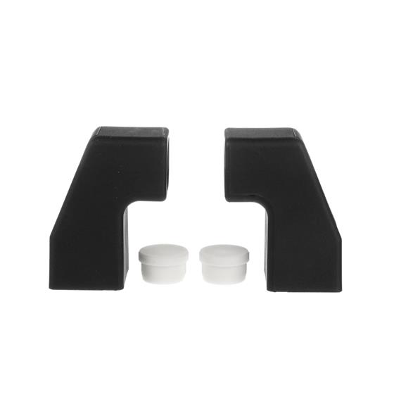 Picture of Matte Black Heat-Resistant Thermoplastic End Bar Pull Brackets For 1" OD Tubing