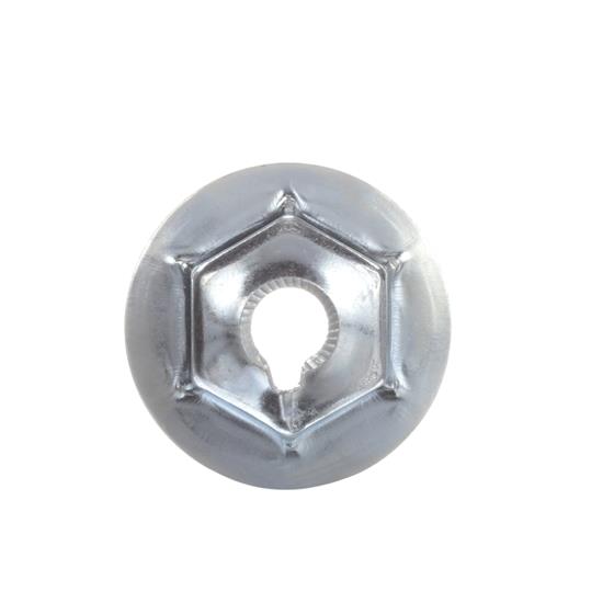 Picture of #10-24 Zinc Plated Steel Open Top Combination Locknut