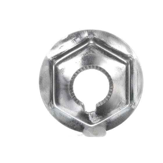 Picture of 1/4-20 Zinc Plated Steel Open Top Combination Locknut