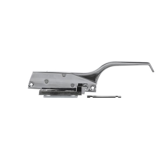 Picture of 10-3/4" L Chrome Plated Die Cast Magnetic/Mechanical Edgemount Latch With Offset Handle