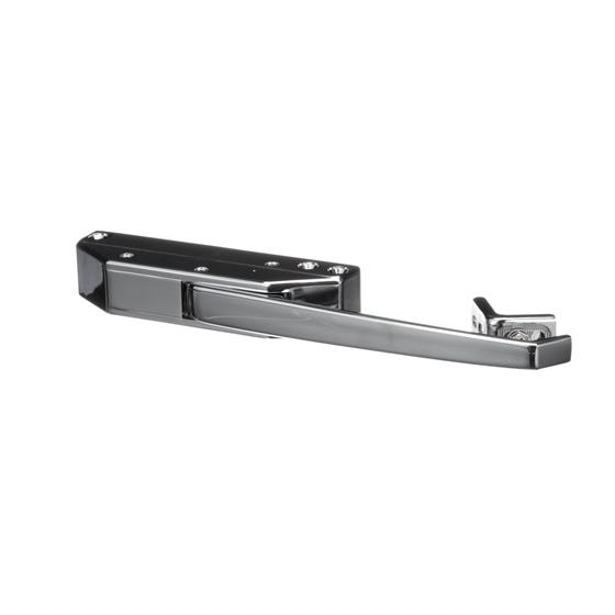 Picture of 10-1/4" L Chrome Plated Die Cast Mechanical Edgemount Latch With Straight Handle