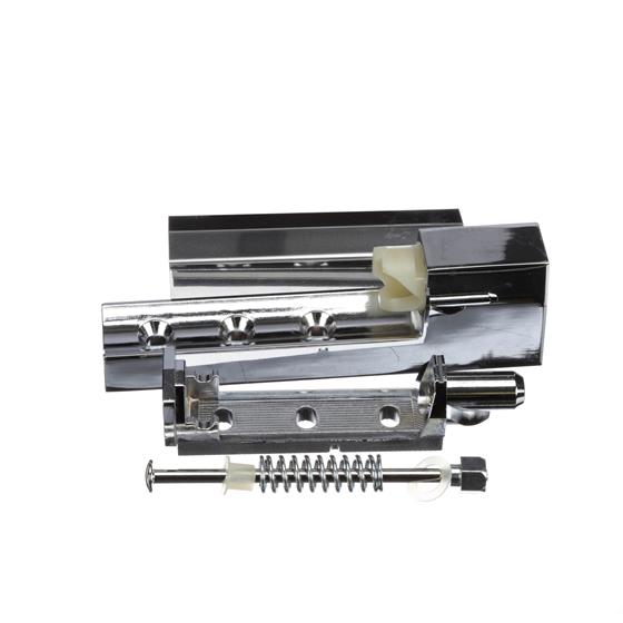 Picture of 1-5/8" Offset 5-3/4" L  Chrome Plated Die Cast Non-Lift-Off Self-Closing Edgemount Hinge With Power Spring Assist