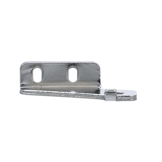 Picture of Chrome Plated Steel Left Hand Horizontal Cartridge Bracket With Vertical Mounting Holes