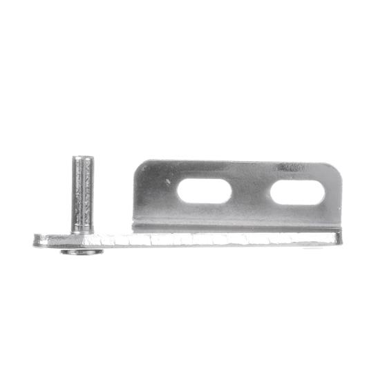 Picture of Chrome Plated Steel Left Hand Horizontal Pivot Bracket With Horizontal Mounting Holes