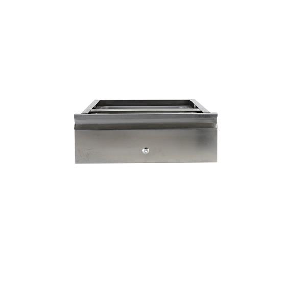 Picture of 15" W x 20" L x 5" D Stainless Steel Economy Drawer Assembly with Stainless Steel Pan