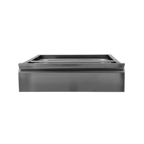 Picture of 20" W x 20" L x 5" D Stainless Steel Heavy Duty Drawer Assembly with Stainless Steel Pan
