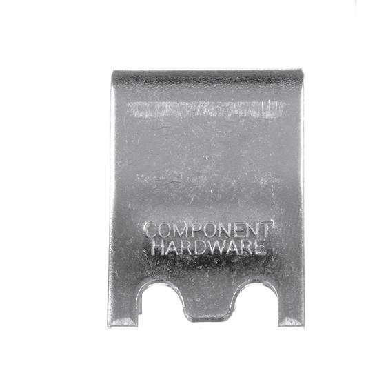 Picture of 7/8" W Stainless Steel Snap-In Shelf Support Clip With 7/16" H Tab