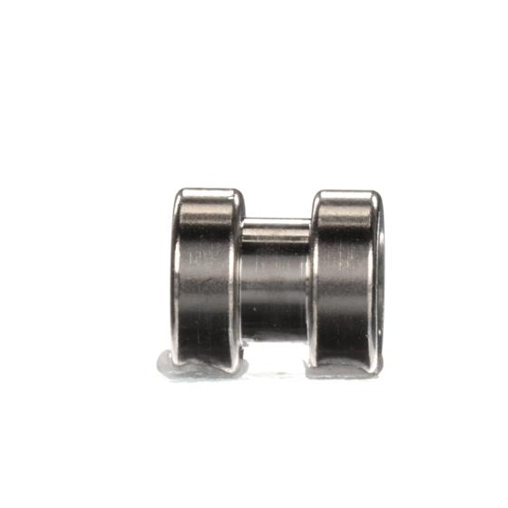 Picture of Nickel Plated Brass Keyhole Support For Use With 1/8" OD x 1/2" L Pop Rivet