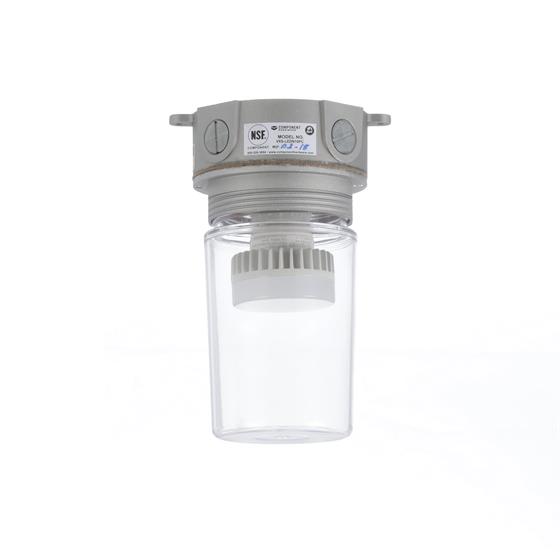 Picture of 10W Natural White Surface Mount LED Refrigeration Light With Polycarbonate Globe