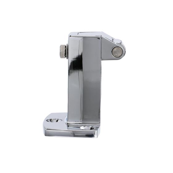 Picture of 3/4" To 1-5/8" Polished Chrome Adustable Strike For W19 Series Walk-In Cooler Door Safety Latch