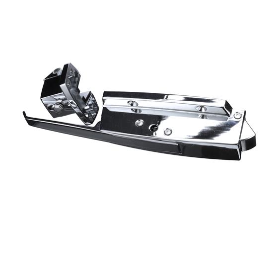 Picture of -1/8 to 3/8" Offset Polished Chrome Heavy Duty Walk-In Cooler Door Safety Latch with Strike