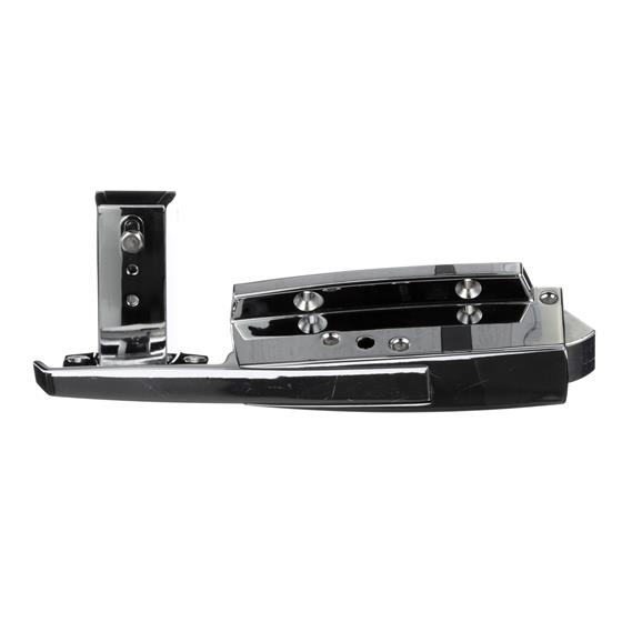 Picture of 1-5/8" to 2-1/2" Offset Polished Chrome Heavy Duty Walk-In Cooler Door Safety Latch with Strike