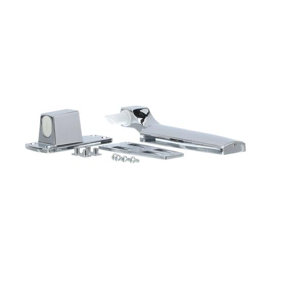 Picture of Flush Offset Polished Chrome Adjustable Cam-Rise Lift-Off Walk-In Door Hinge