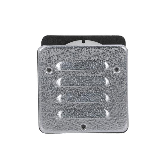 Picture of 5" x 5"  Aluminum Non-Heated Round Vent Port For 4" Thick Walk-In Coolers