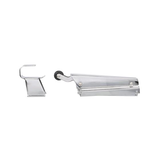Picture of 1-1/8" Offset Polished Chrome Plated Steel Concealed Mount Hydraulic Door Closer With Hook