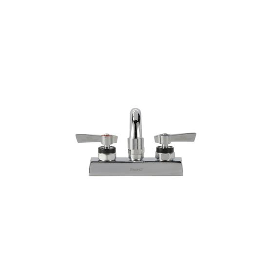 Picture of Encore 4" OC Deck Mount Faucet with 8" Swivel Spout and Lever Handles, Retail Packaging