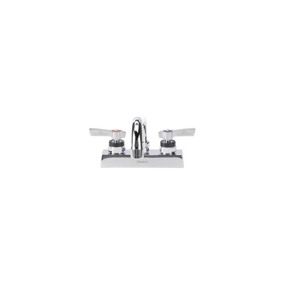 Picture of Encore 4" OC Deck Mount Faucet with 10" Swivel Spout and Lever Handles, Retail Packaging