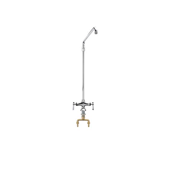 Picture of Encore® Brass Chrome Plated Double Pantry Faucet with Elevated 12" Swivel  Spout