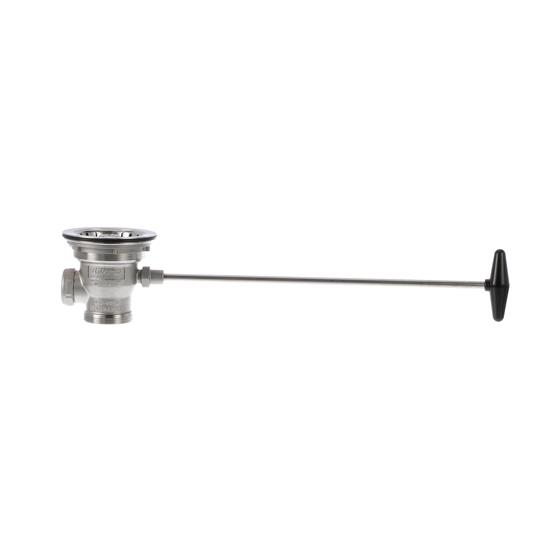 Picture of Encore® DrainMaster™ Rotary Drain, 18" Handle, 3-1/2" Sink Opening, 2" Male or 1-1/2" Female Outlet