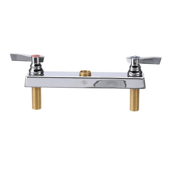 Picture of TOP-LINE® Faucet Body, Deck Mount, 8" (203mm) O.C. Inlets, 1/4-Turn Ceramic Valves, Built-In Check Valve